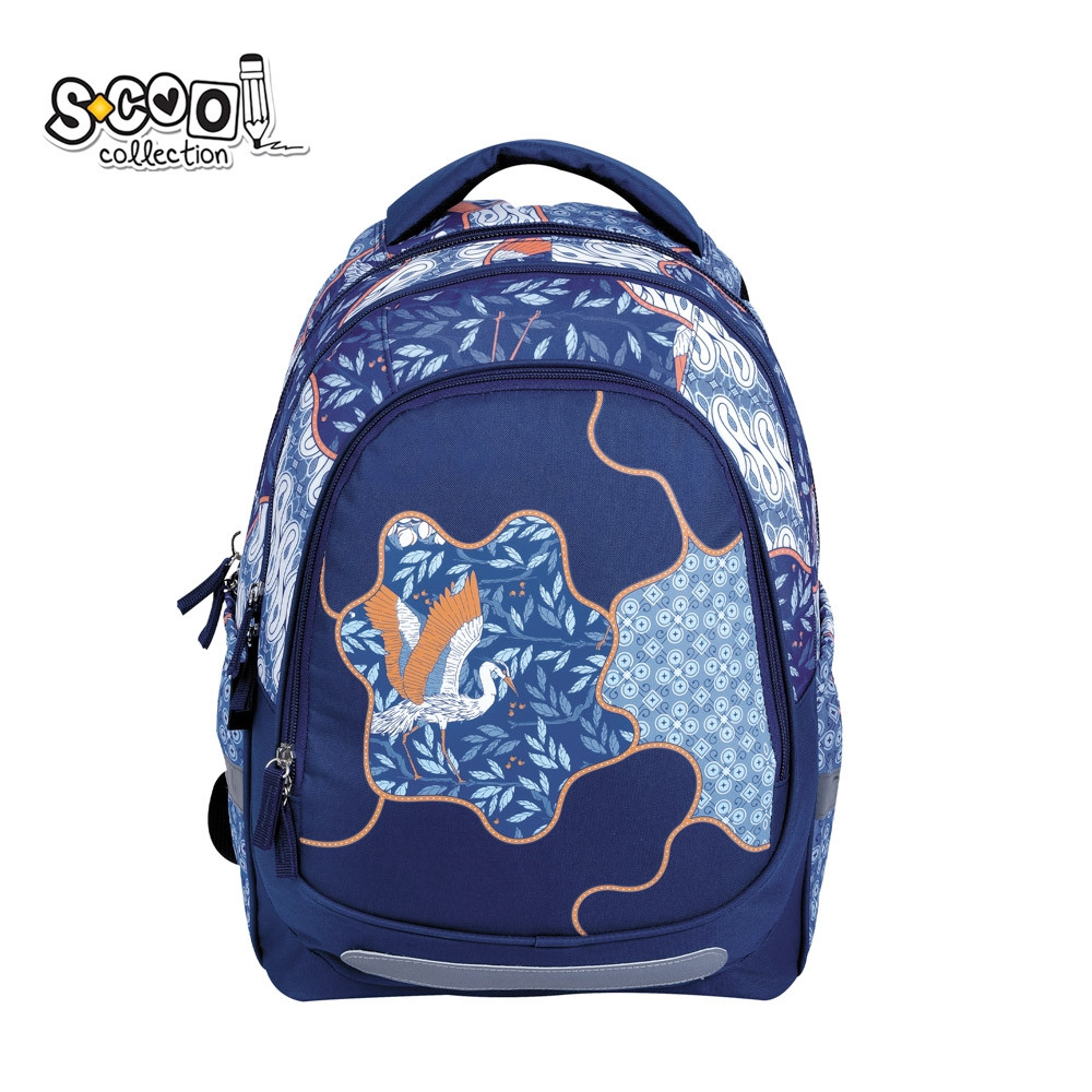 Ghiozdan ergonomic copii, 19.5 litri, 2 compartimente, buzunare depozitare, 41x28x17 cm - imagine 10